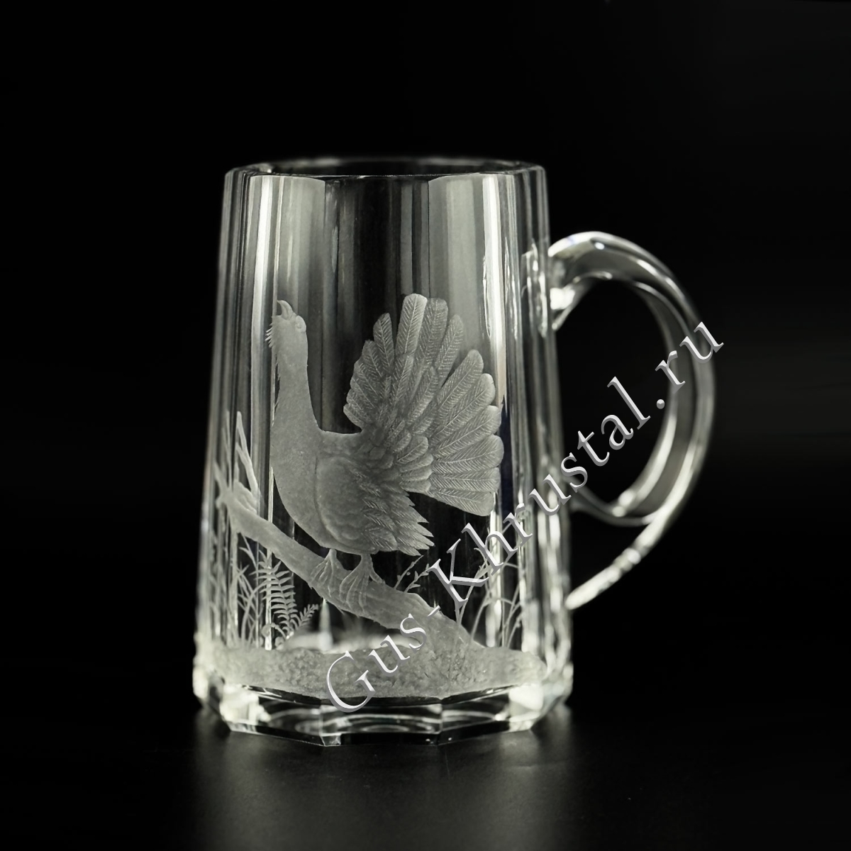Кружка Хрустальная для пива "Глухарь" 