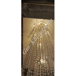 Люстра Италия Винтаж 3 яруса (Журавль) - фото в интерьере